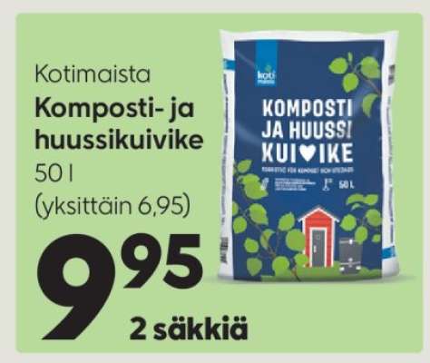 Komposti- ja huussikuivike