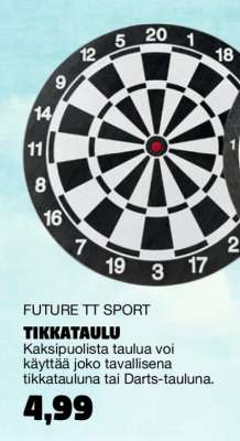 FUTURE TT SPORT TIKKATAULU