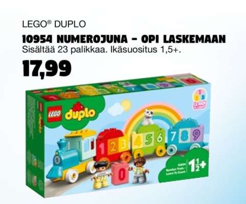 LEGO DUPLO 10954 Numerojuna Opi Laskemaan