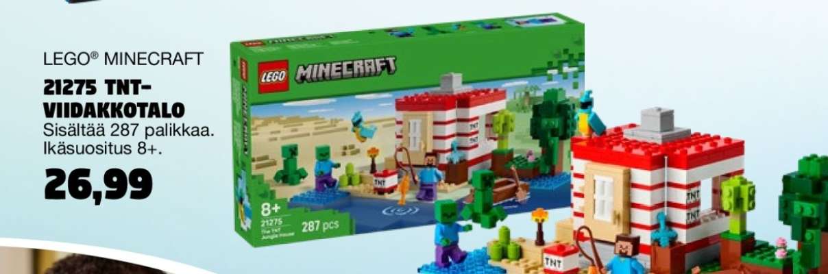 LEGO® MINECRAFT 21275 TNT-VIIDAKKOTALO