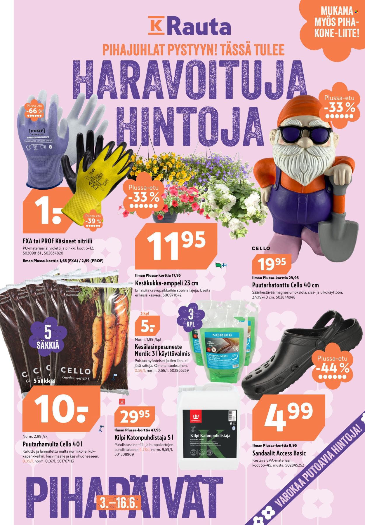 K-Rauta tarjouslehti  - 03.06.2026 - 16.06.2026. Sivu 1