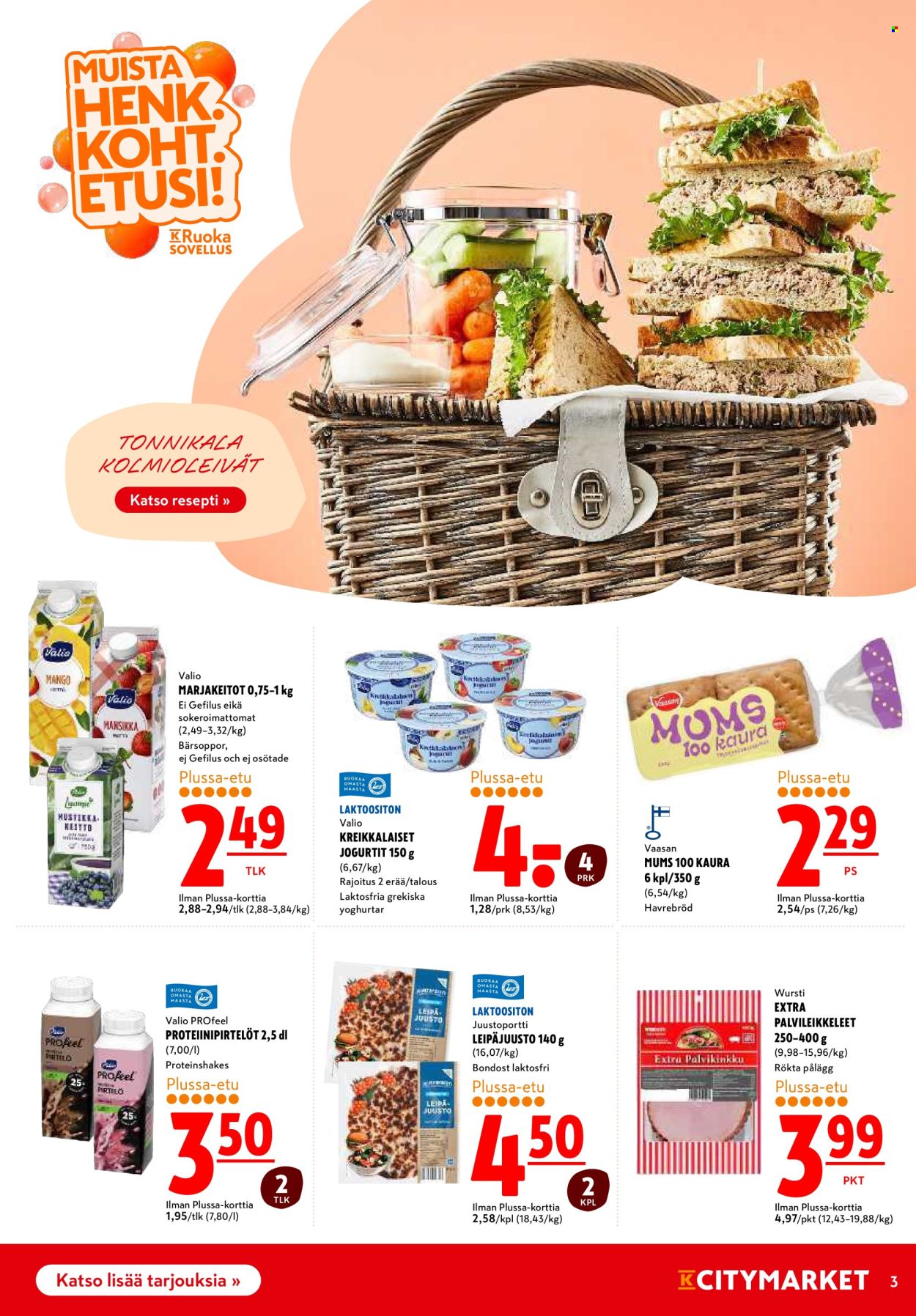 K-citymarket tarjouslehti  - 04.06.2026 - 07.06.2026. Sivu 3