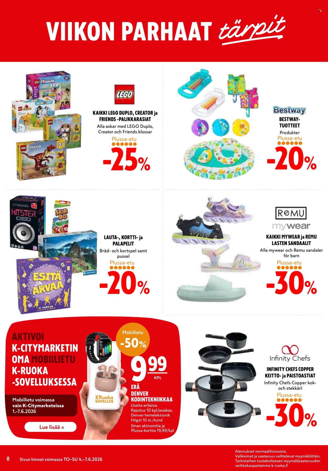 K-citymarket tarjouslehti  - 04.06.2026 - 07.06.2026. Sivu 8