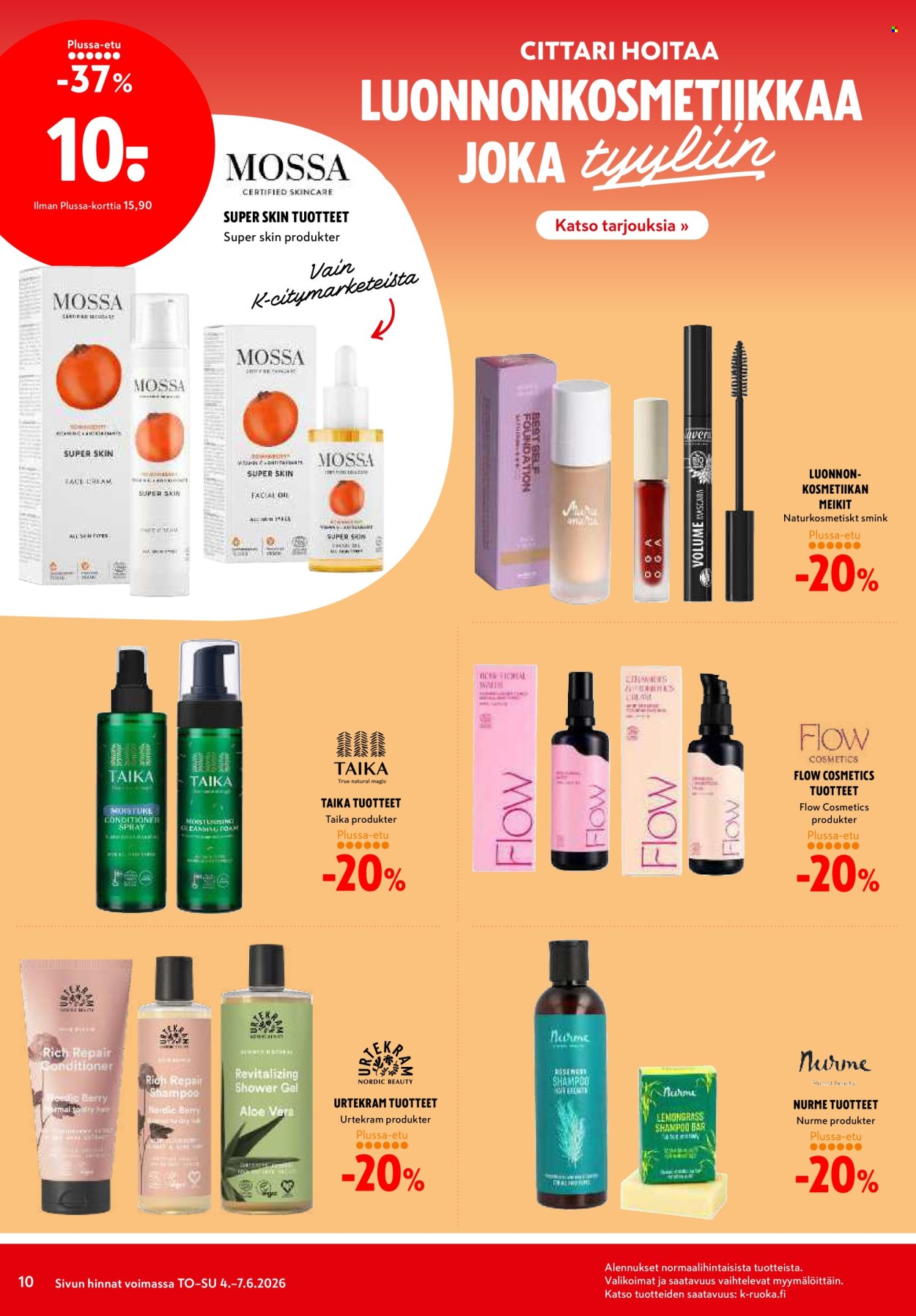 K-citymarket tarjouslehti  - 04.06.2026 - 07.06.2026. Sivu 10
