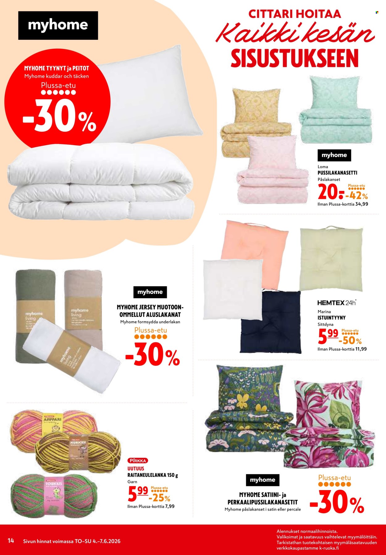 K-citymarket tarjouslehti  - 04.06.2026 - 07.06.2026. Sivu 14