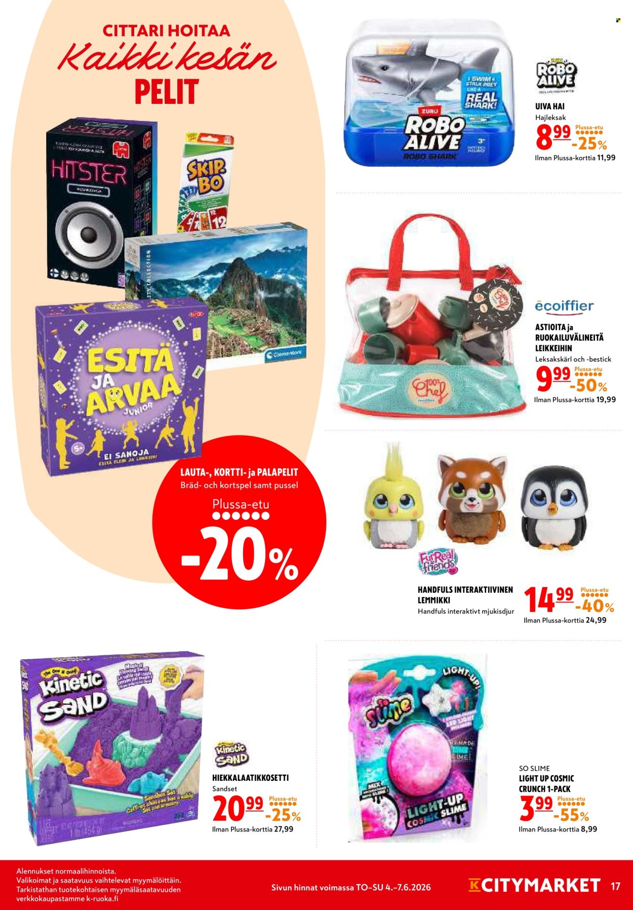 K-citymarket tarjouslehti  - 04.06.2026 - 07.06.2026. Sivu 17