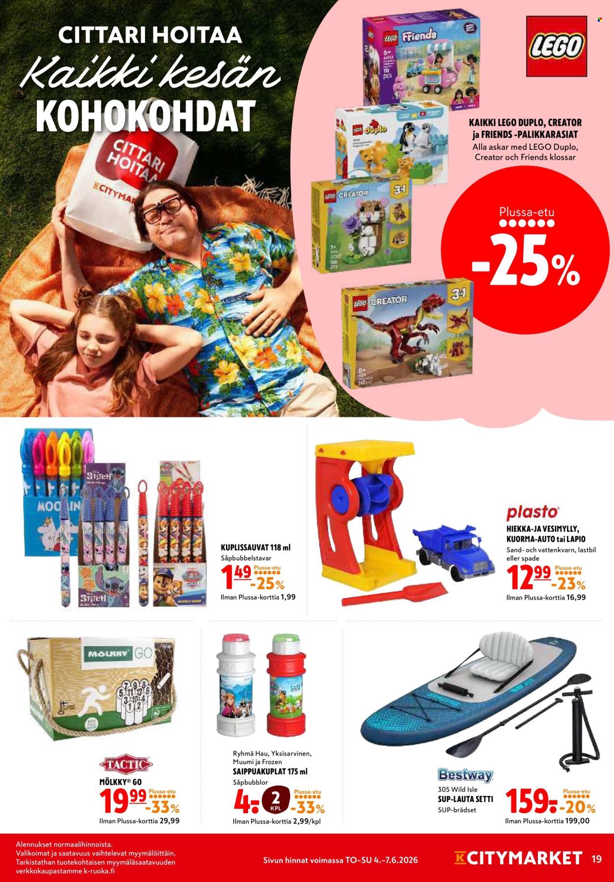 K-citymarket tarjouslehti  - 04.06.2026 - 07.06.2026. Sivu 19