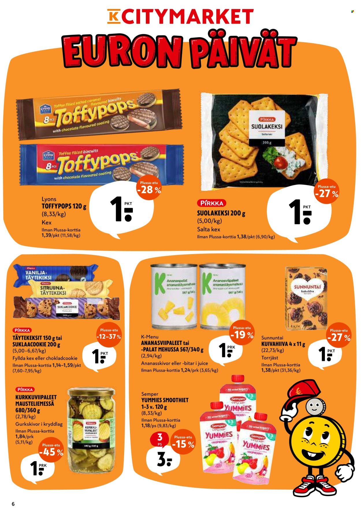 K-citymarket tarjouslehti  - 08.06.2026 - 10.06.2026. Sivu 6