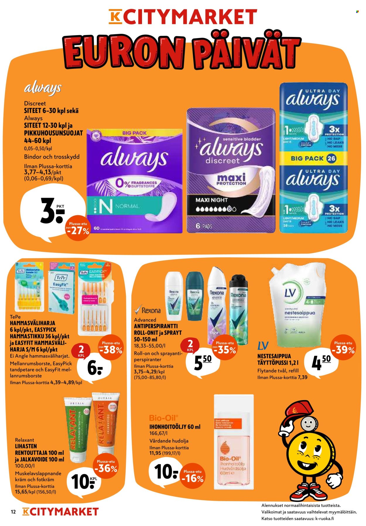 K-citymarket tarjouslehti  - 08.06.2026 - 10.06.2026. Sivu 12