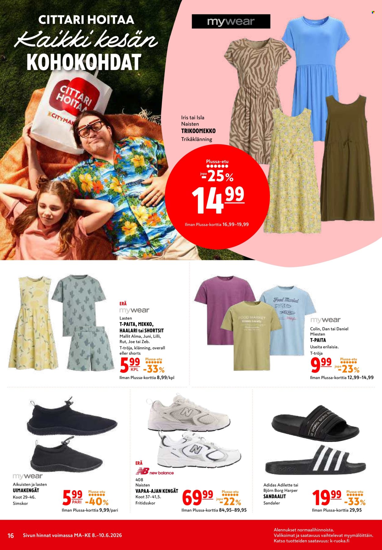 K-citymarket tarjouslehti  - 08.06.2026 - 10.06.2026. Sivu 16