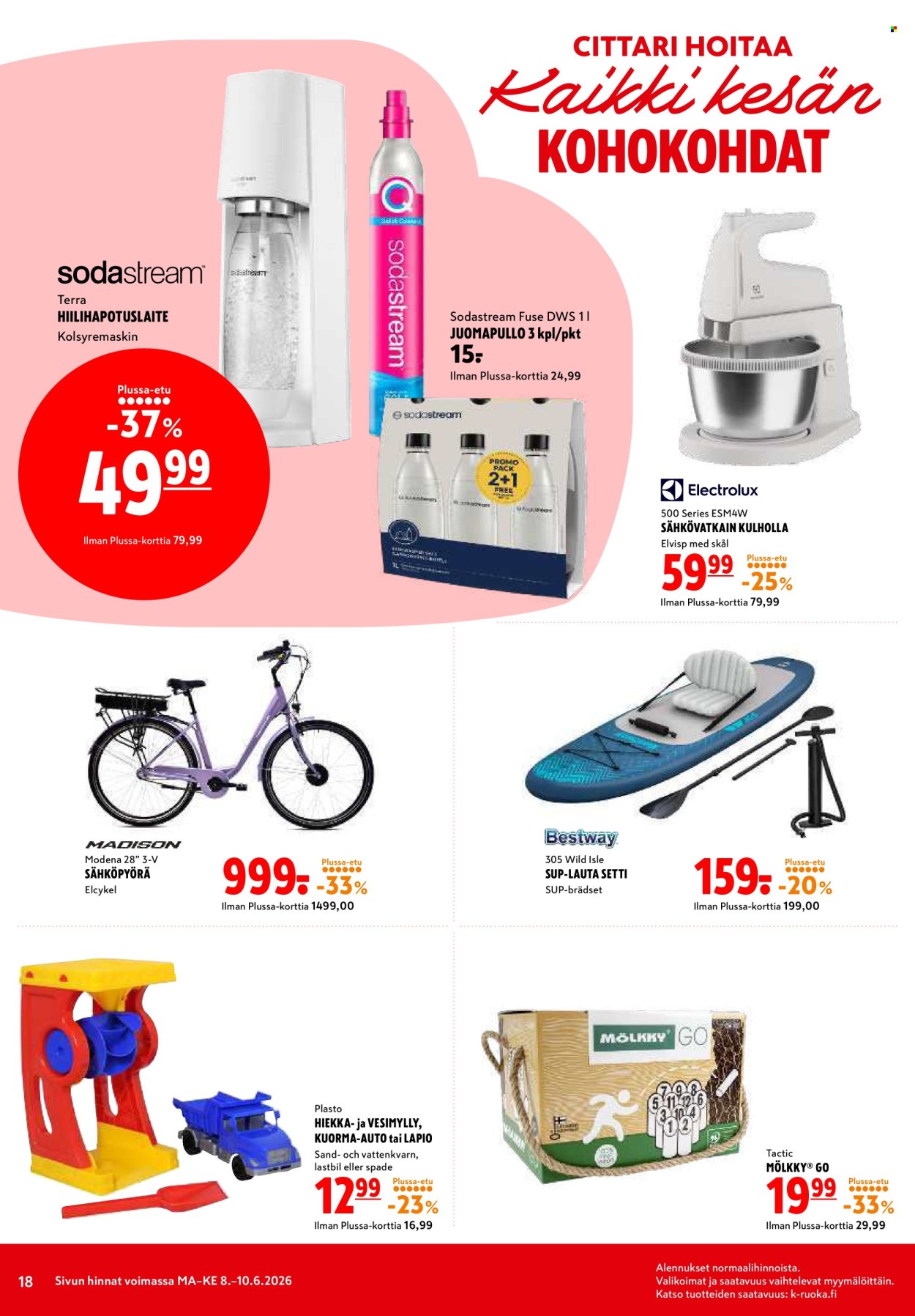 K-citymarket tarjouslehti  - 08.06.2026 - 10.06.2026. Sivu 18