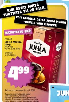 PAULIG Juhla Mokka