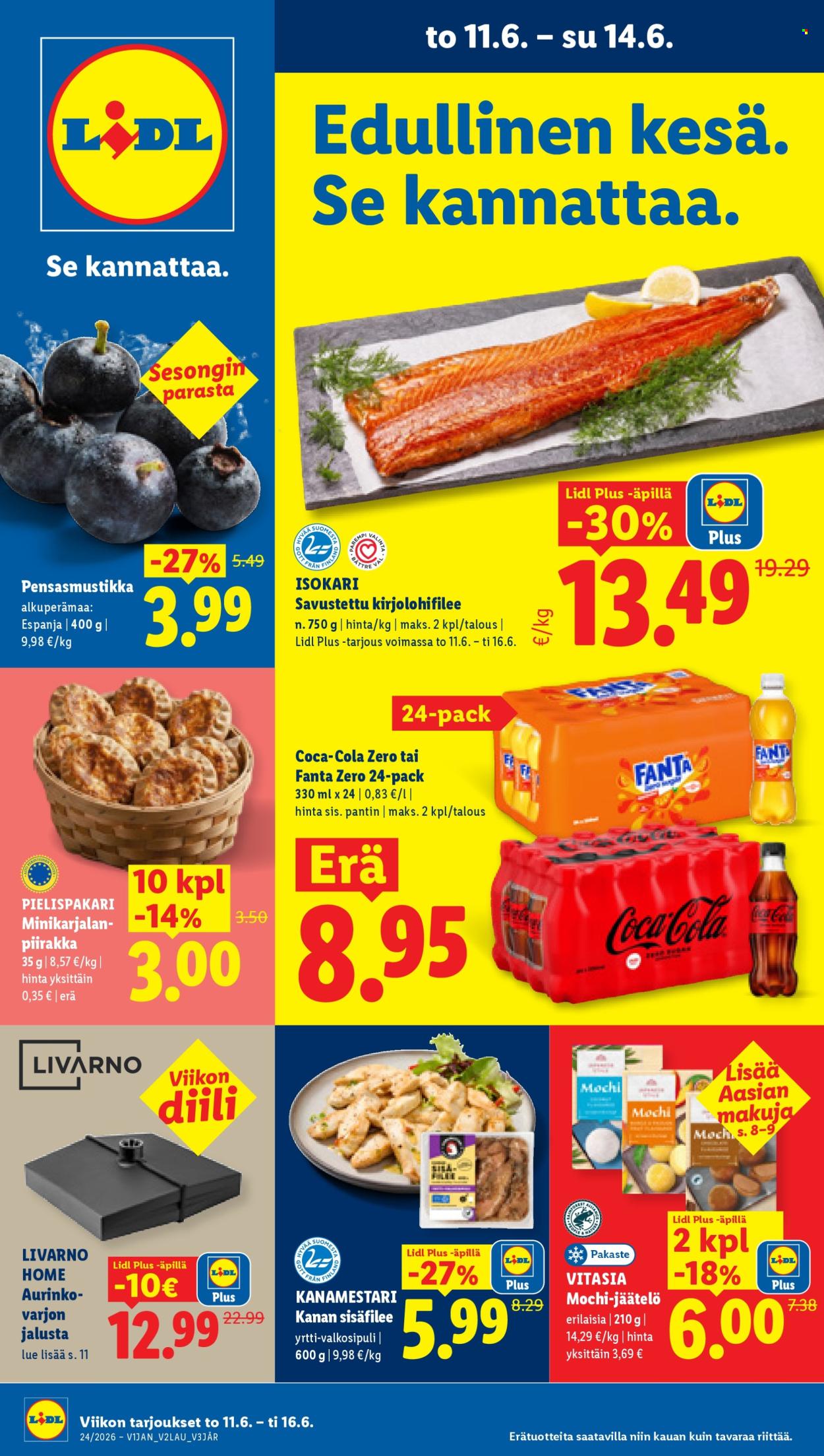 Lidl tarjouslehti  - 11.06.2026 - 16.06.2026. Sivu 1