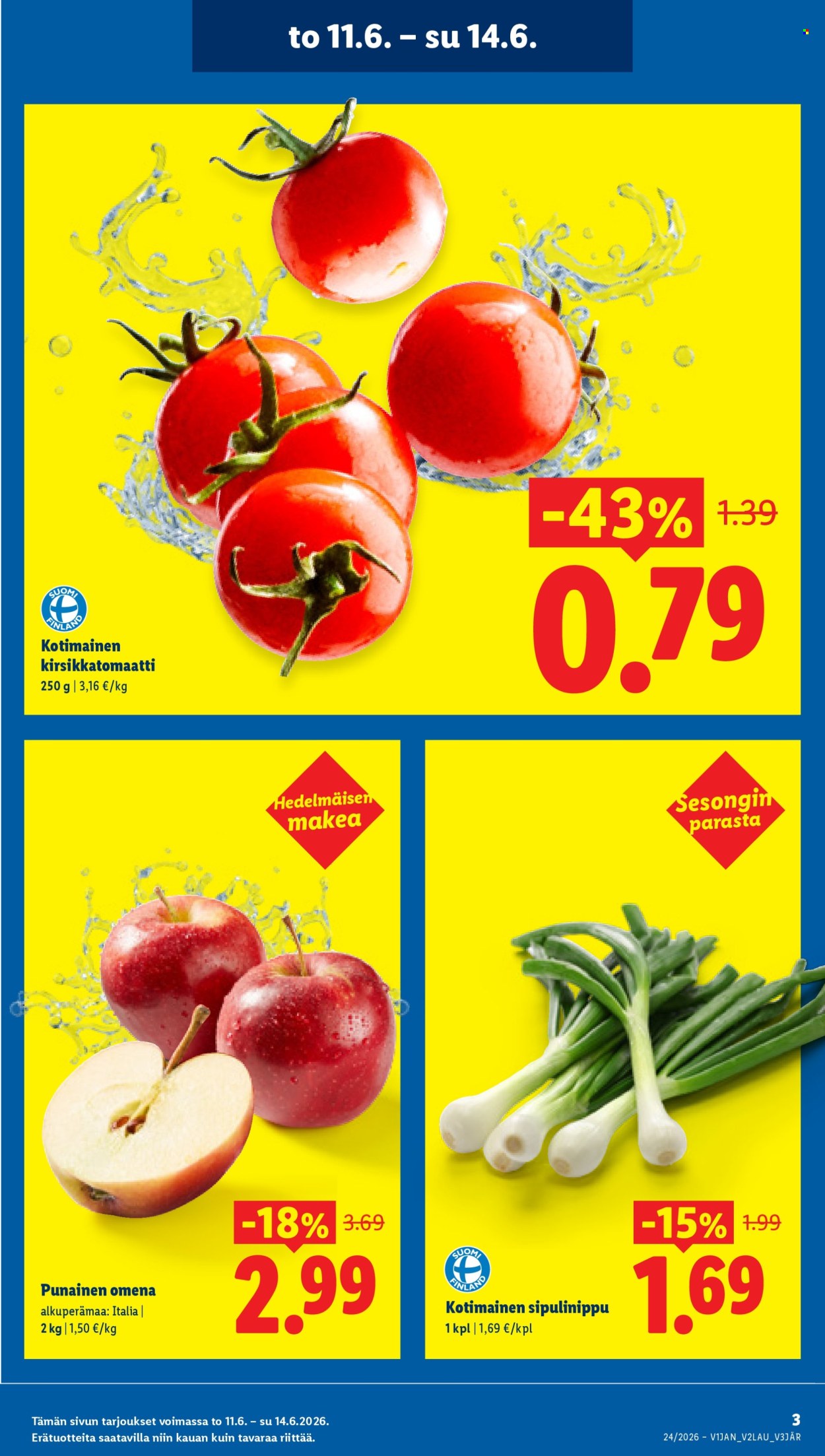 Lidl tarjouslehti  - 11.06.2026 - 16.06.2026. Sivu 3