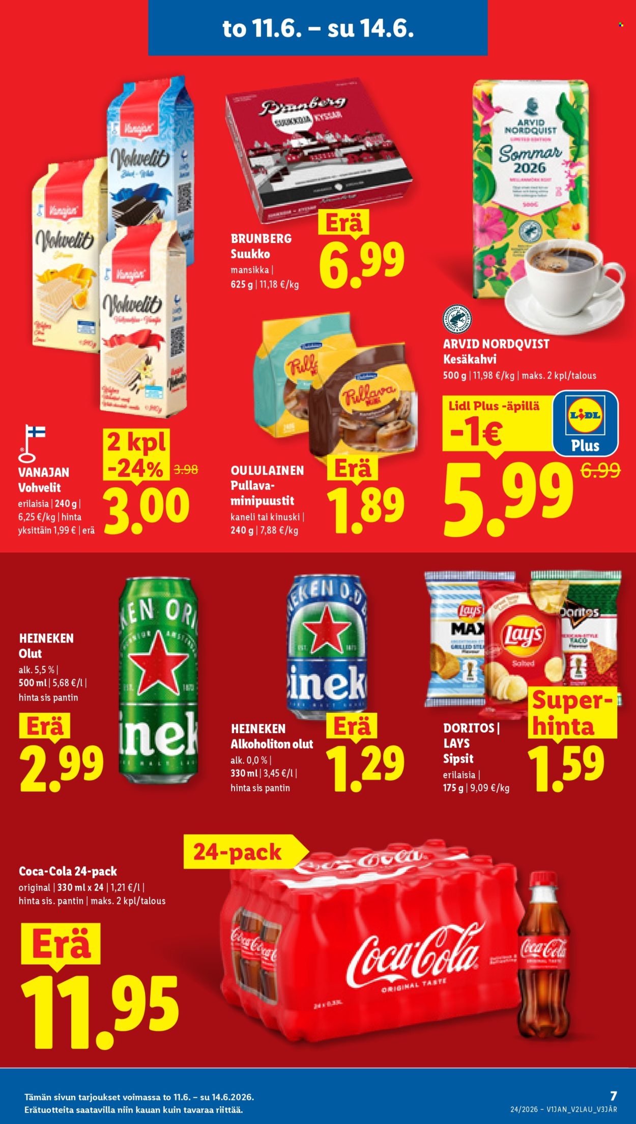 Lidl tarjouslehti  - 11.06.2026 - 16.06.2026. Sivu 7