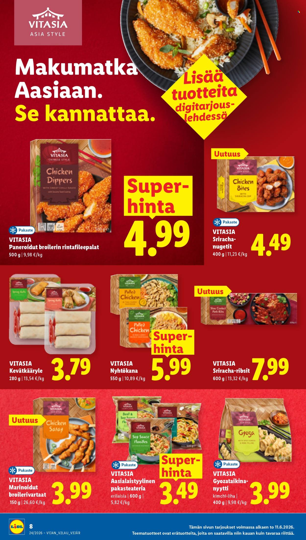 Lidl tarjouslehti  - 11.06.2026 - 16.06.2026. Sivu 8
