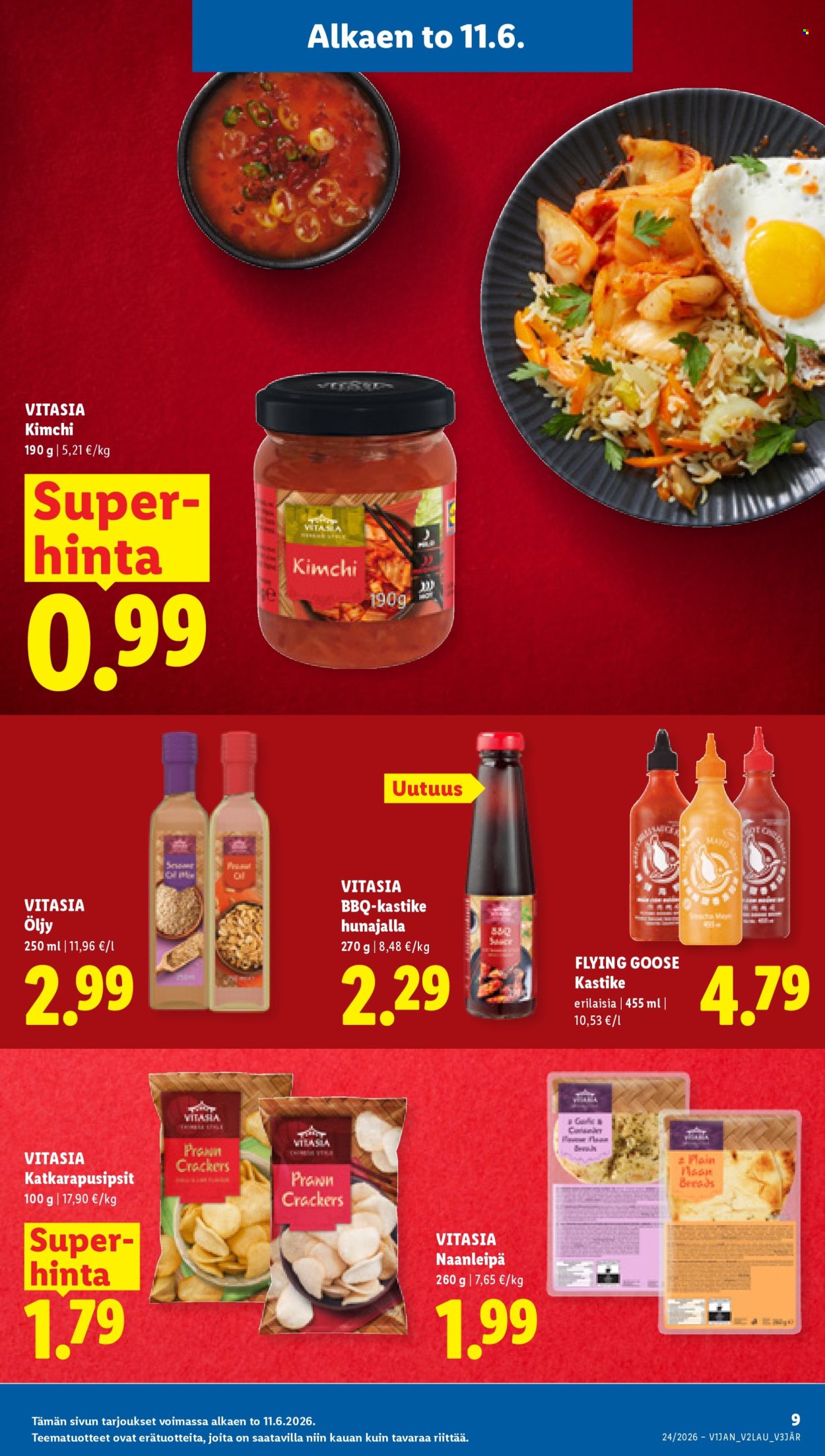 Lidl tarjouslehti  - 11.06.2026 - 16.06.2026. Sivu 9