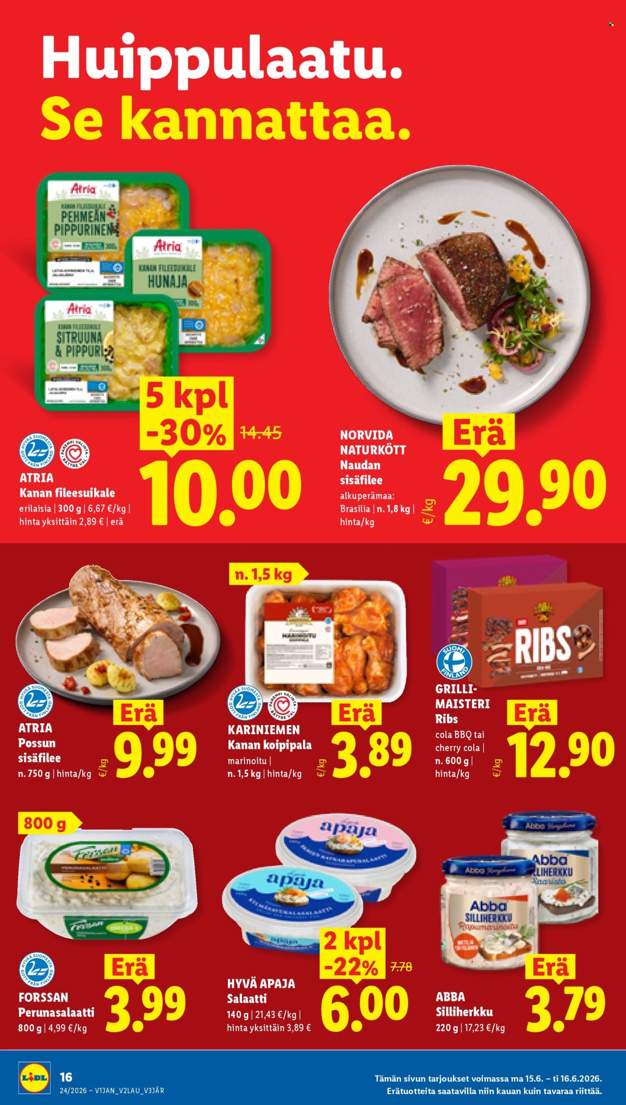 Lidl tarjouslehti  - 11.06.2026 - 16.06.2026. Sivu 24