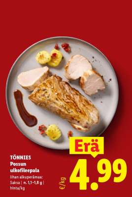 TÖNNIES Possun ulkofileepala