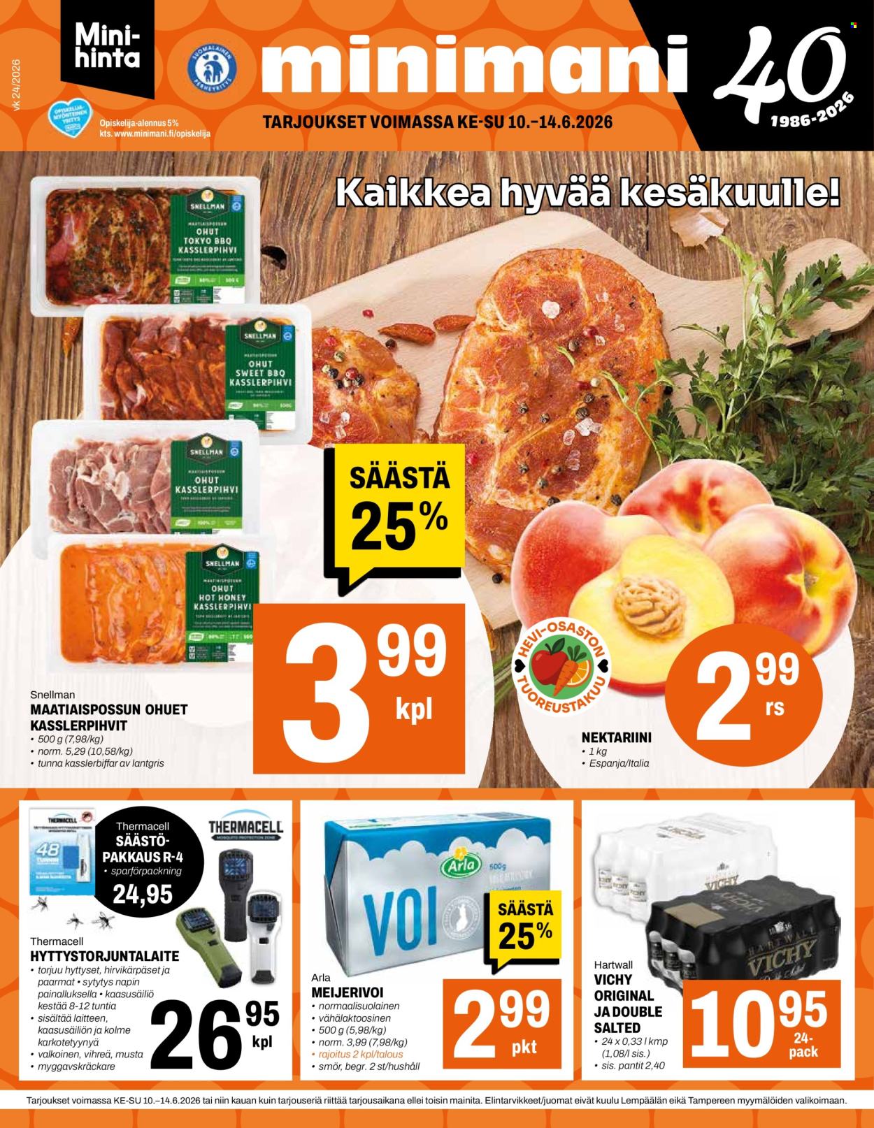 Minimani tarjouslehti  - 10.06.2026 - 14.06.2026. Sivu 1