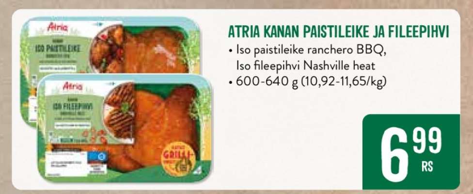 ATRIA KANAN PAISTILEIKE JA FILEEPHIVI