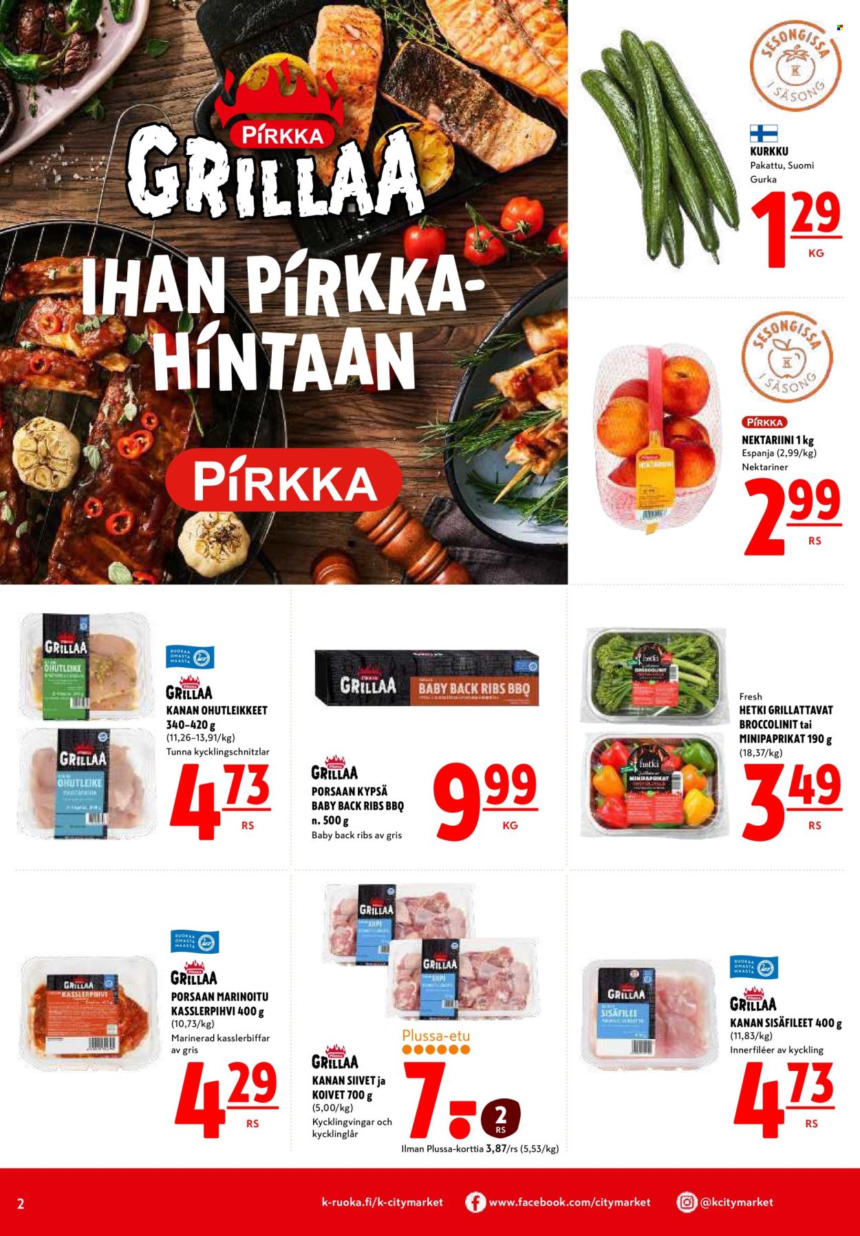 K-citymarket tarjouslehti  - 11.06.2026 - 14.06.2026. Sivu 2