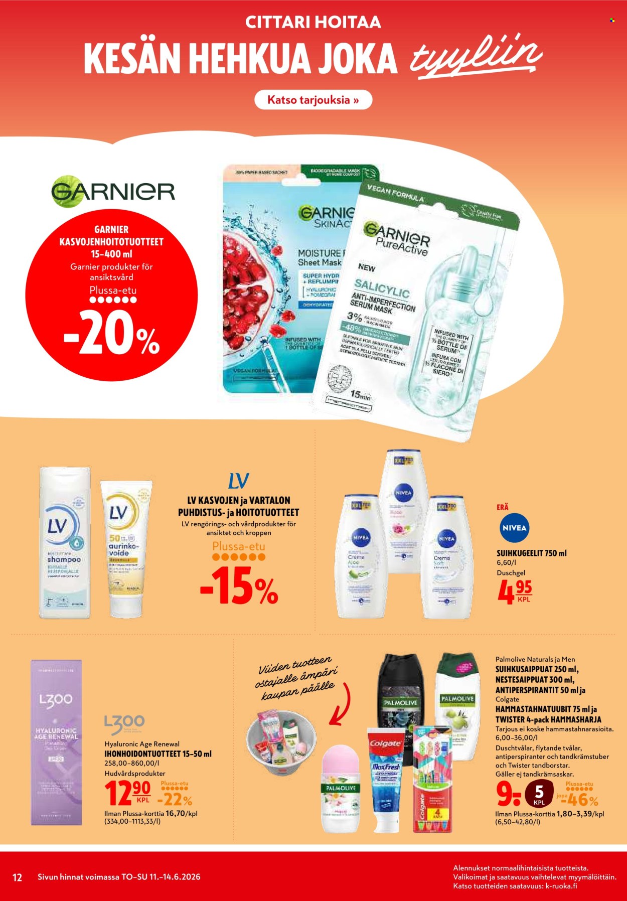 K-citymarket tarjouslehti  - 11.06.2026 - 14.06.2026. Sivu 12