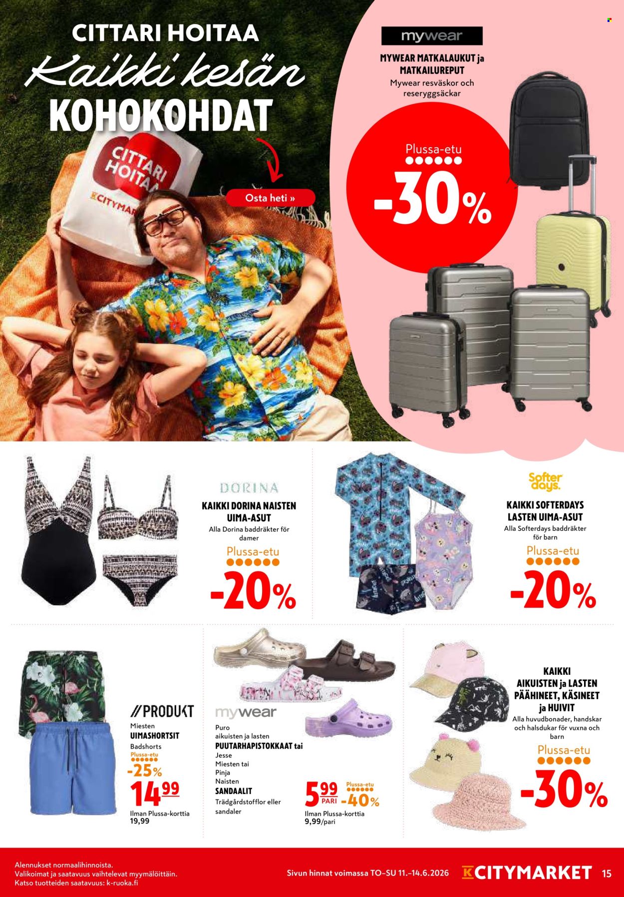 K-citymarket tarjouslehti  - 11.06.2026 - 14.06.2026. Sivu 15