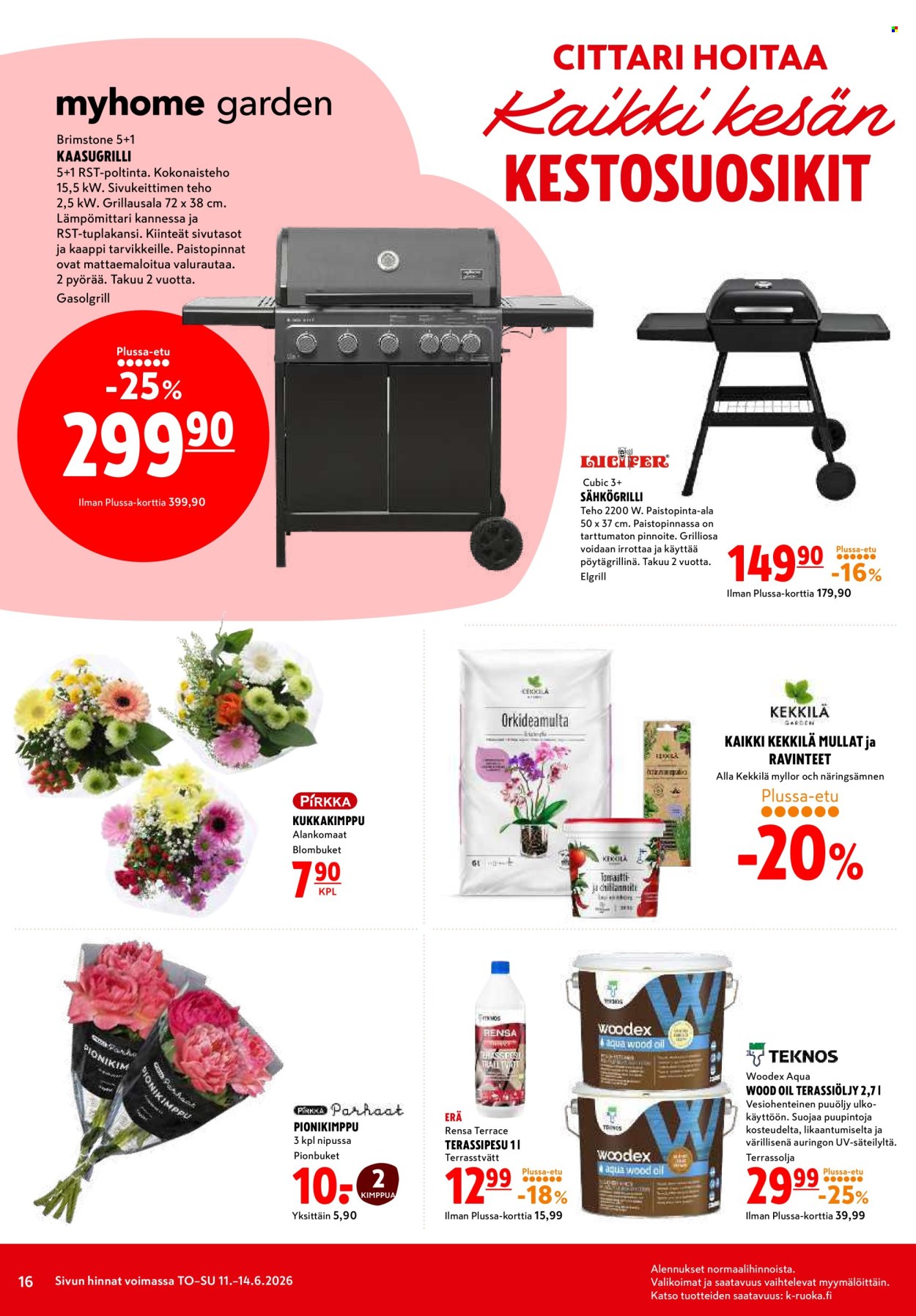 K-citymarket tarjouslehti  - 11.06.2026 - 14.06.2026. Sivu 16