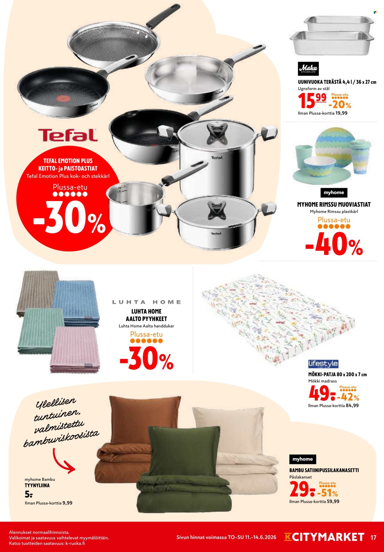 K-citymarket tarjouslehti  - 11.06.2026 - 14.06.2026. Sivu 17