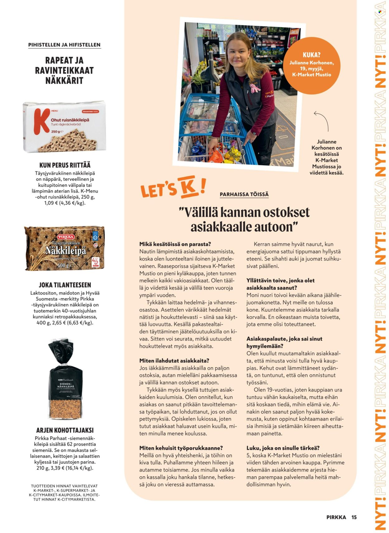 K-Supermarket tarjouslehti  - 10.06.2026 - 25.08.2026. Sivu 15