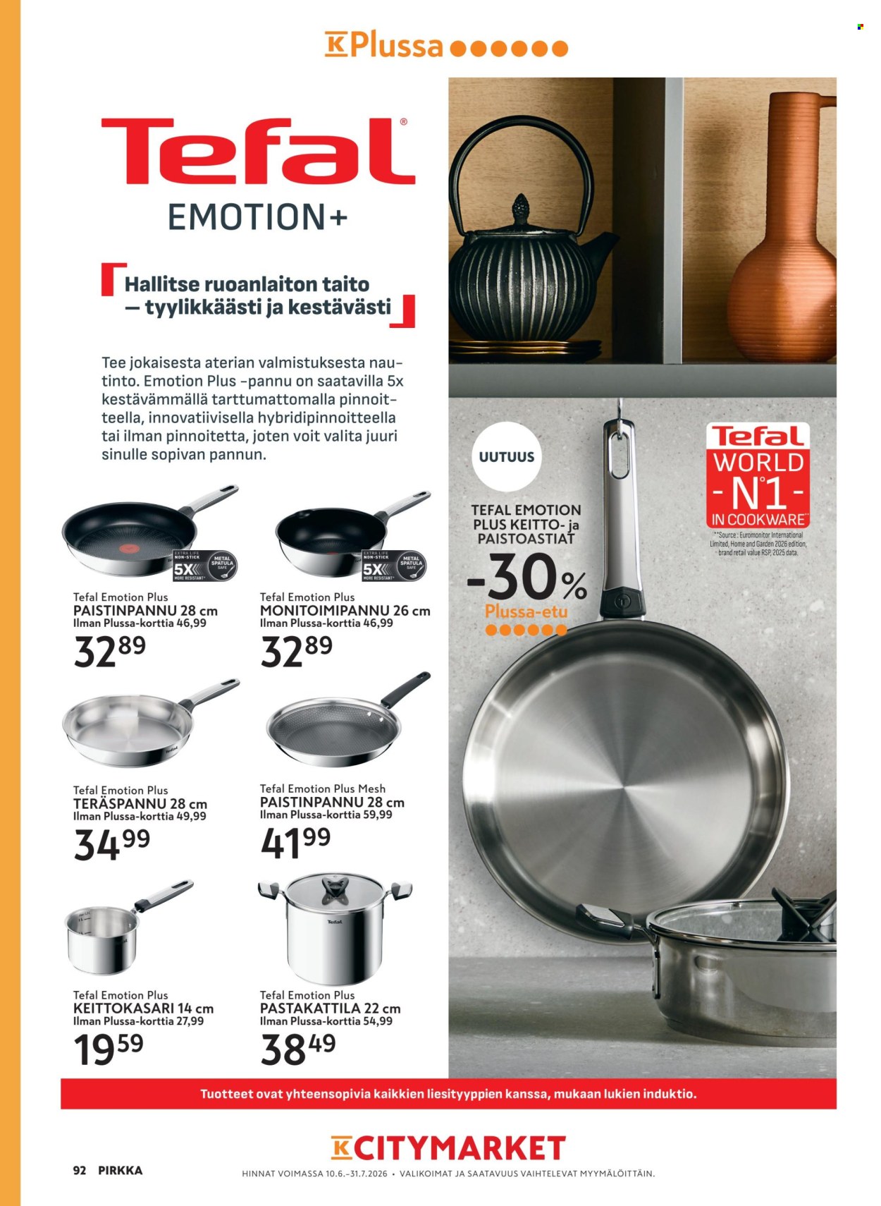 K-Supermarket tarjouslehti  - 10.06.2026 - 25.08.2026. Sivu 92