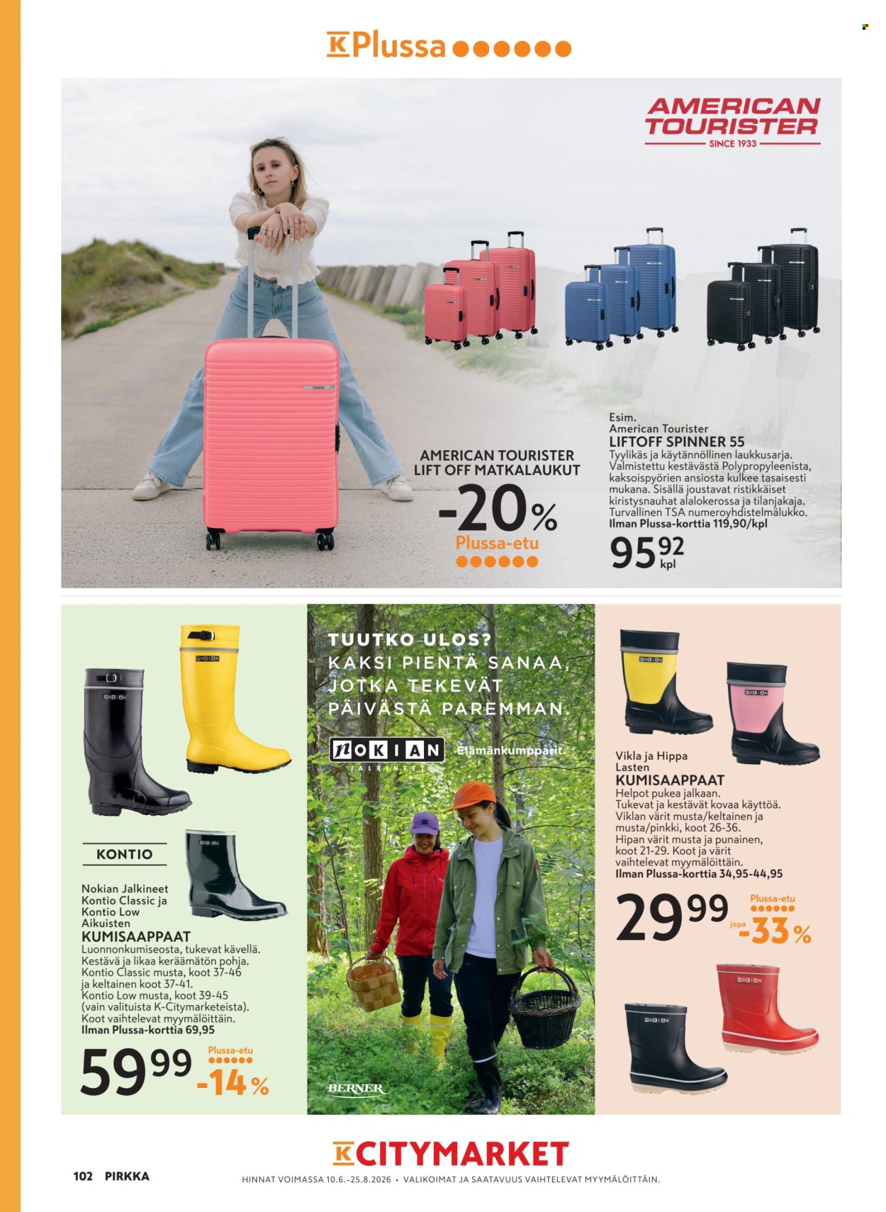 K-Supermarket tarjouslehti  - 10.06.2026 - 25.08.2026. Sivu 102