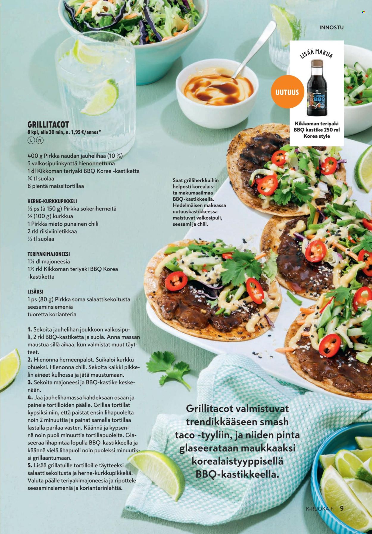 K-Supermarket tarjouslehti  - 10.06.2026 - 25.08.2026. Sivu 9