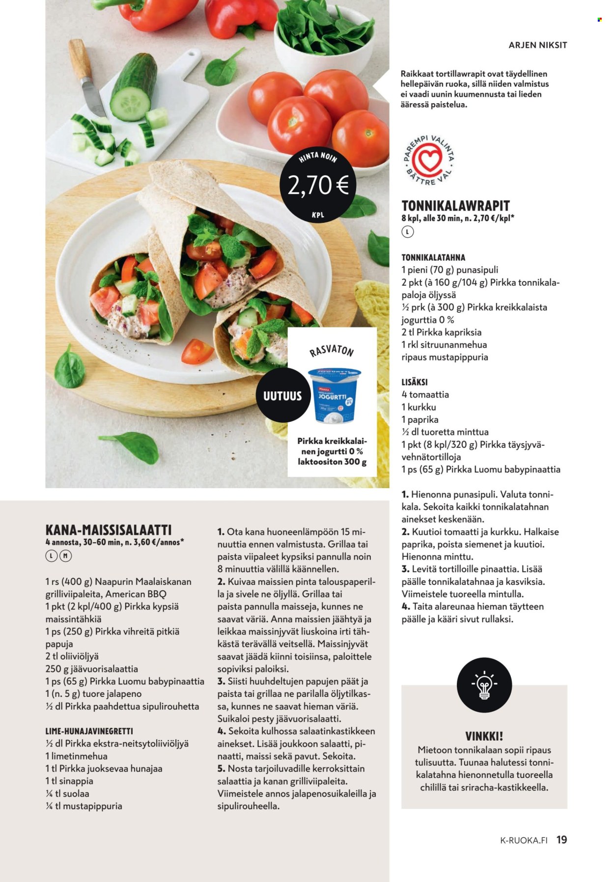 K-market tarjouslehti  - 10.06.2026 - 25.08.2026. Sivu 19