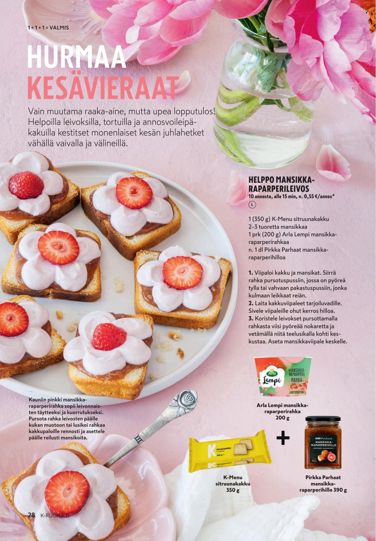 K-market tarjouslehti  - 10.06.2026 - 25.08.2026. Sivu 28