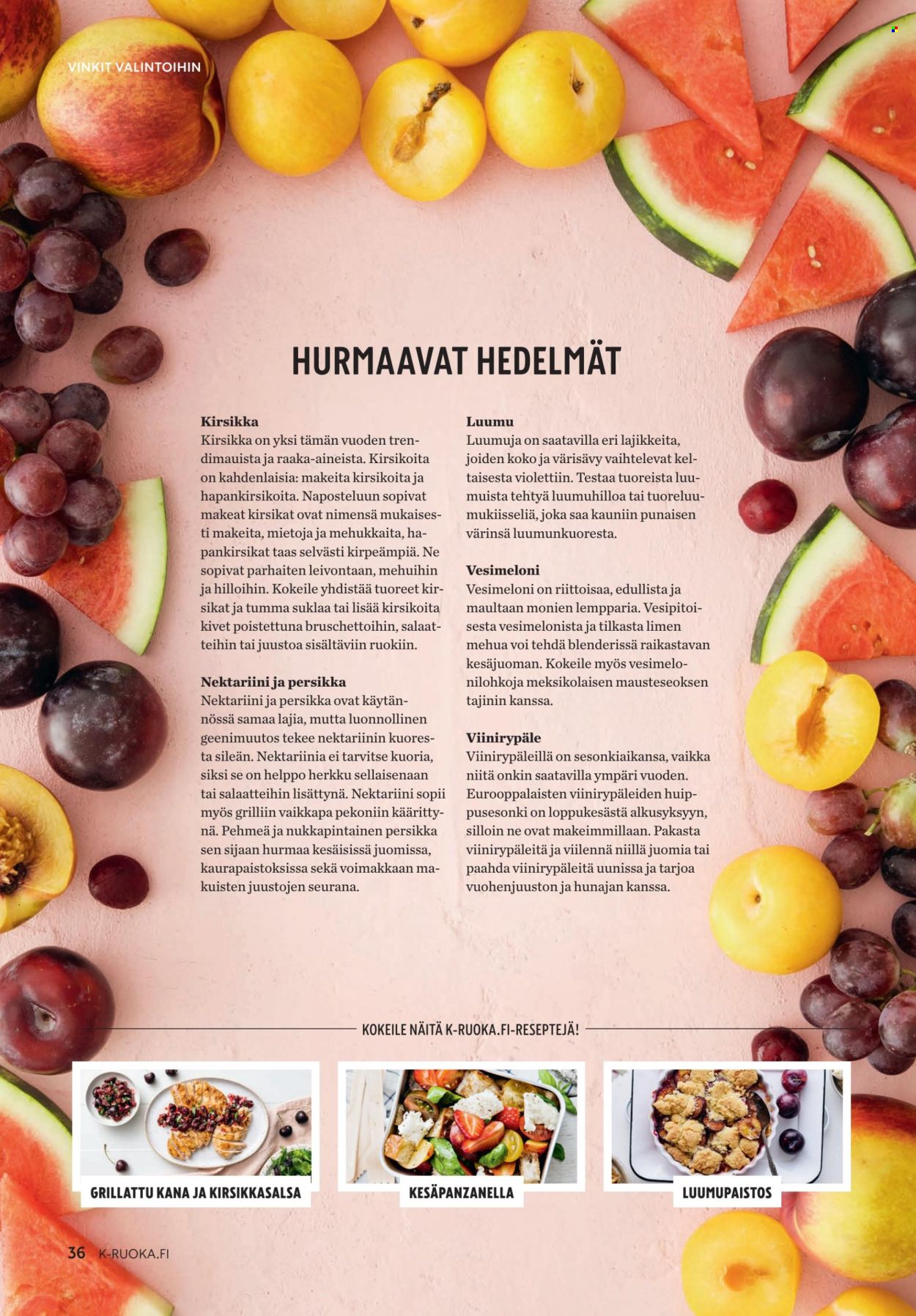 K-market tarjouslehti  - 10.06.2026 - 25.08.2026. Sivu 36