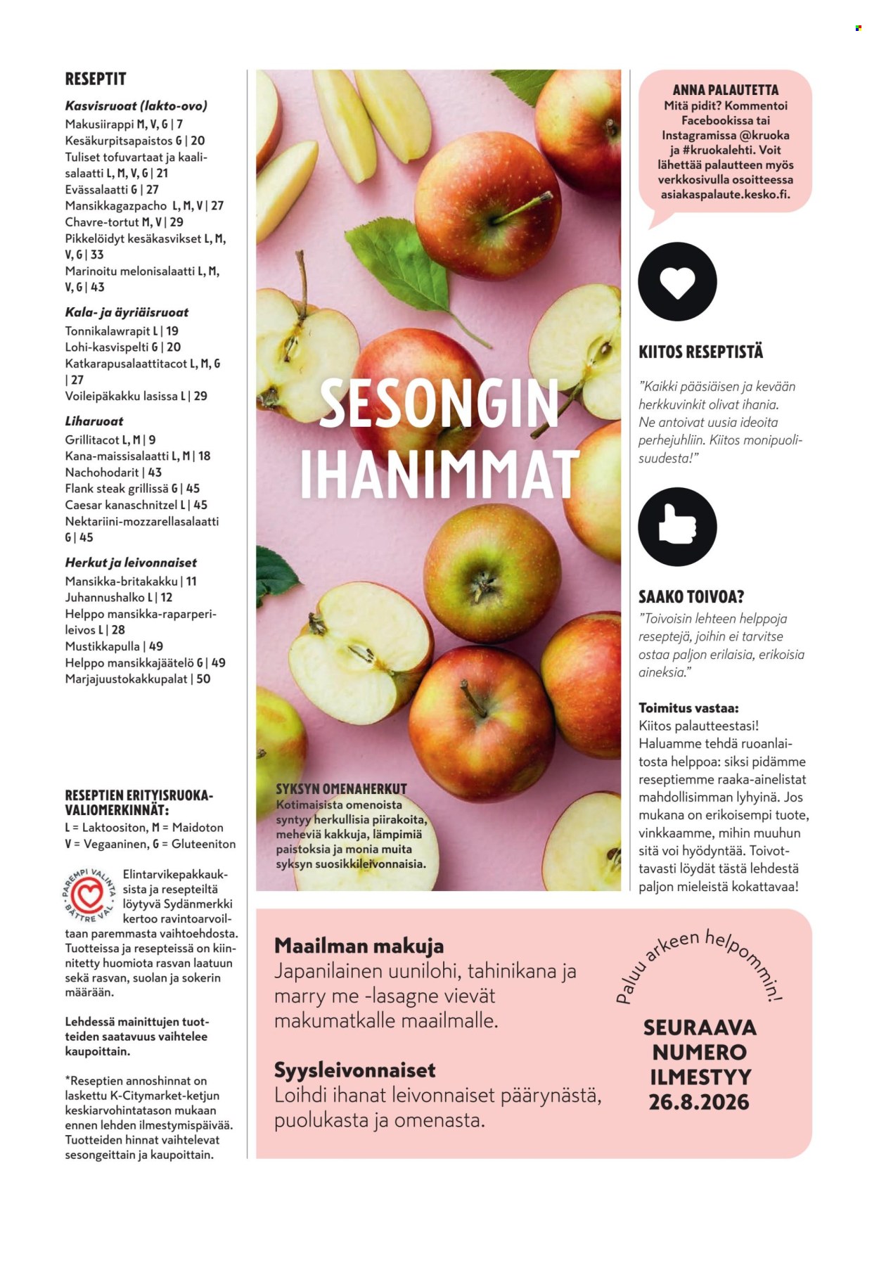 K-market tarjouslehti  - 10.06.2026 - 25.08.2026. Sivu 56