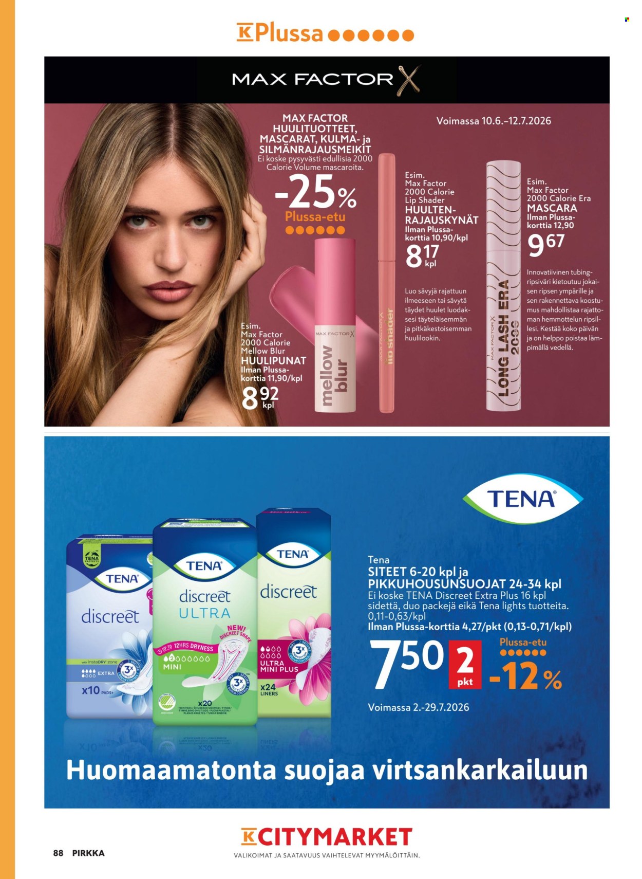 K-citymarket tarjouslehti  - 10.06.2026 - 25.08.2026. Sivu 88