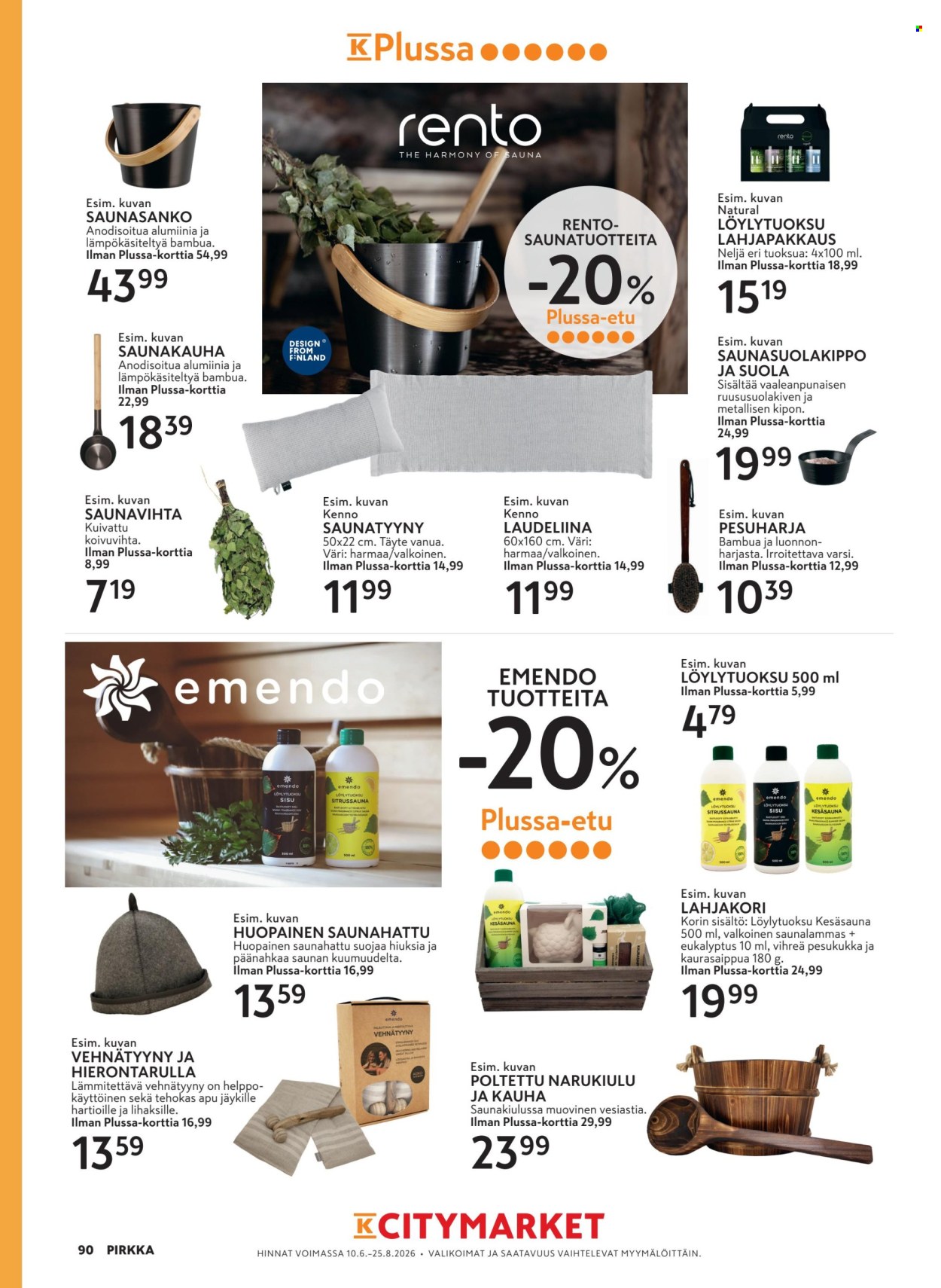 K-citymarket tarjouslehti  - 10.06.2026 - 25.08.2026. Sivu 90
