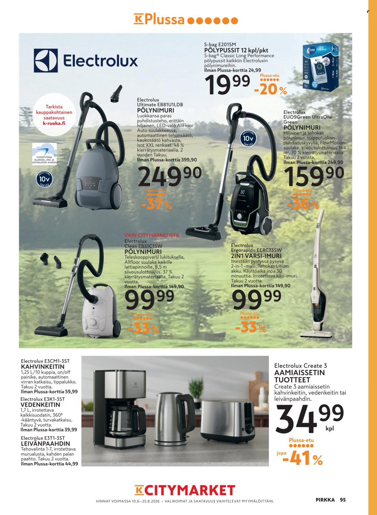K-citymarket tarjouslehti  - 10.06.2026 - 25.08.2026. Sivu 95