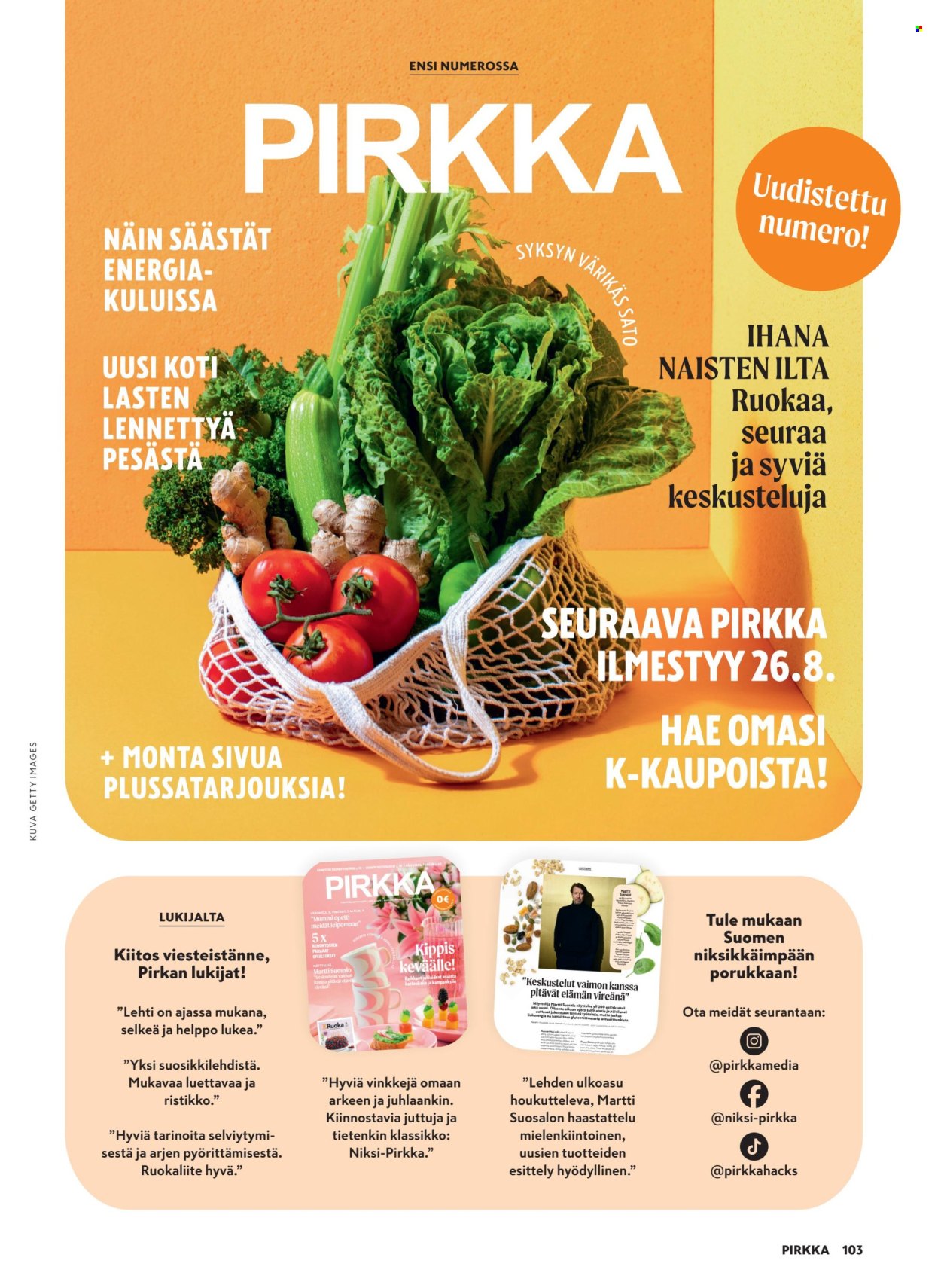 K-citymarket tarjouslehti  - 10.06.2026 - 25.08.2026. Sivu 103