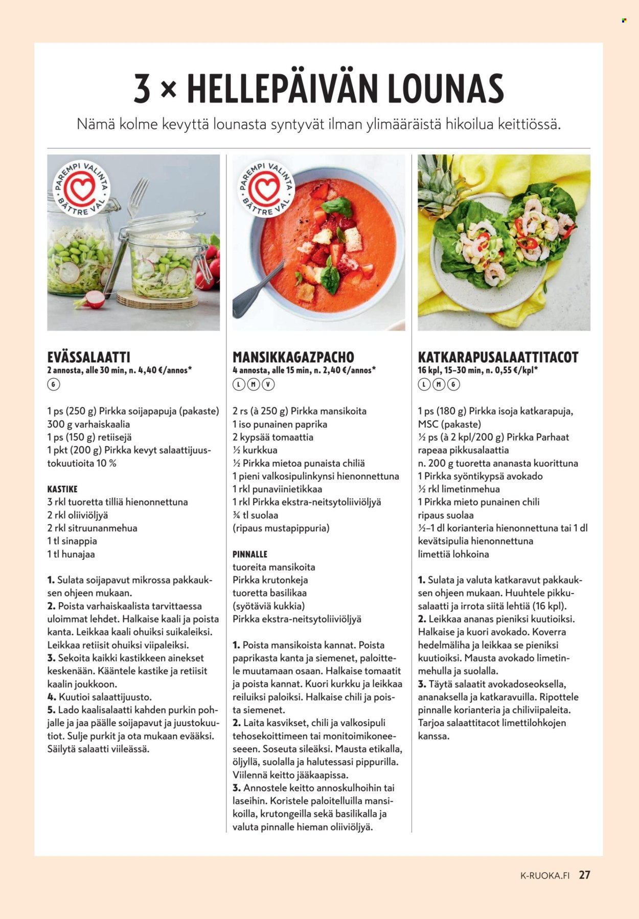 K-citymarket tarjouslehti  - 10.06.2026 - 25.08.2026. Sivu 27