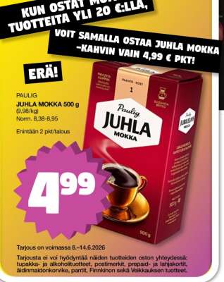 Paulig Juhla Mokka 500 g