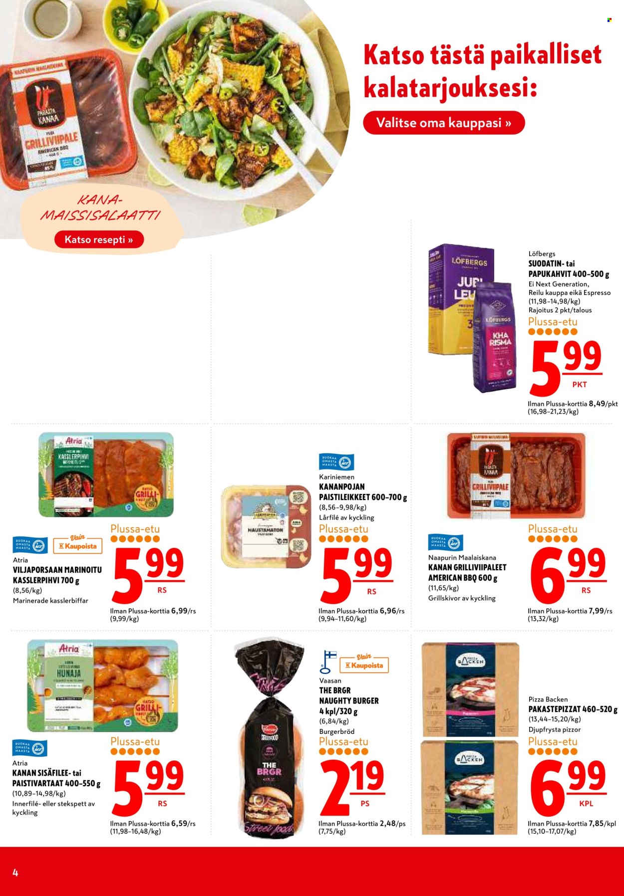 K-citymarket tarjouslehti  - 15.06.2026 - 17.06.2026. Sivu 4