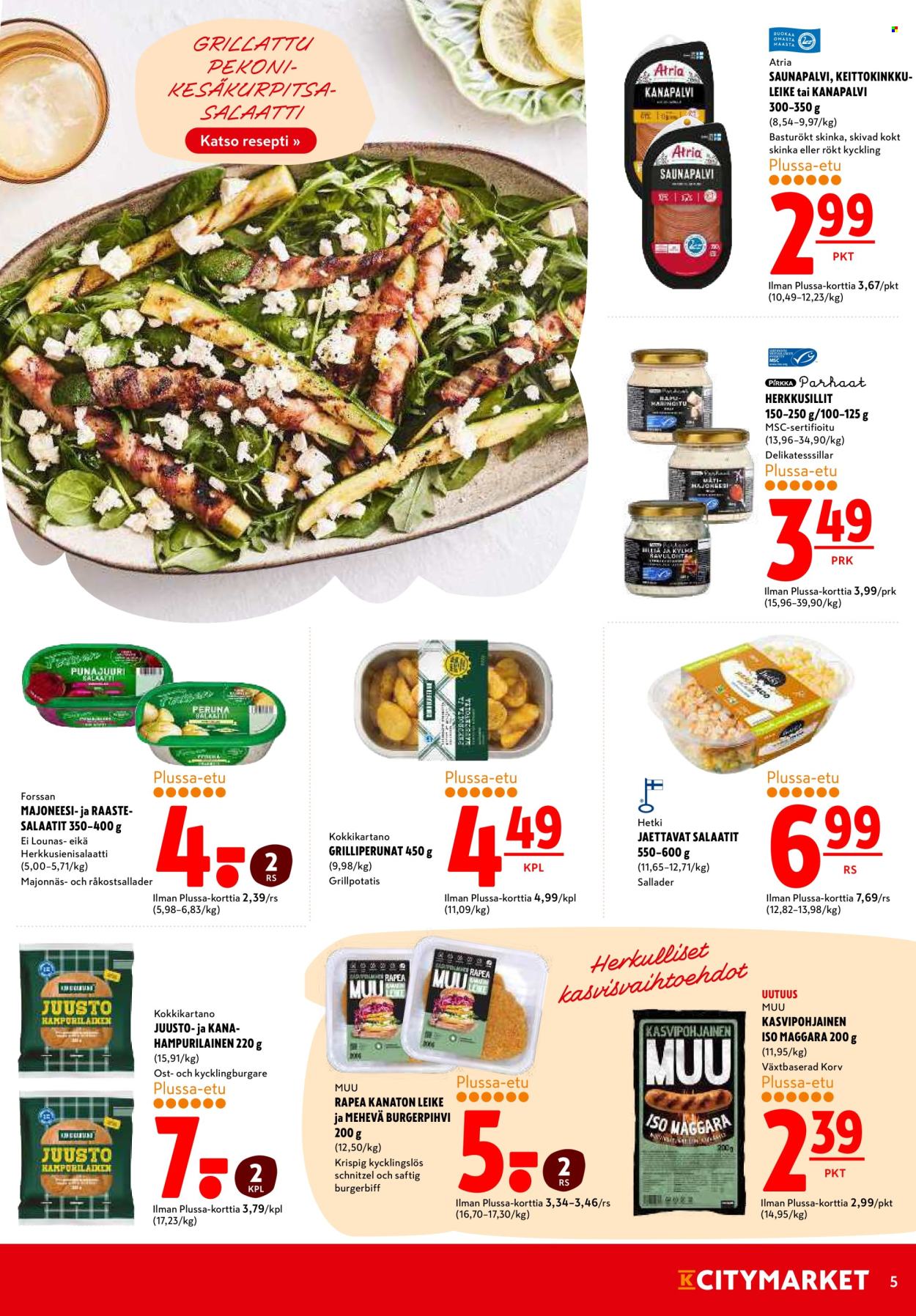 K-citymarket tarjouslehti  - 15.06.2026 - 17.06.2026. Sivu 5
