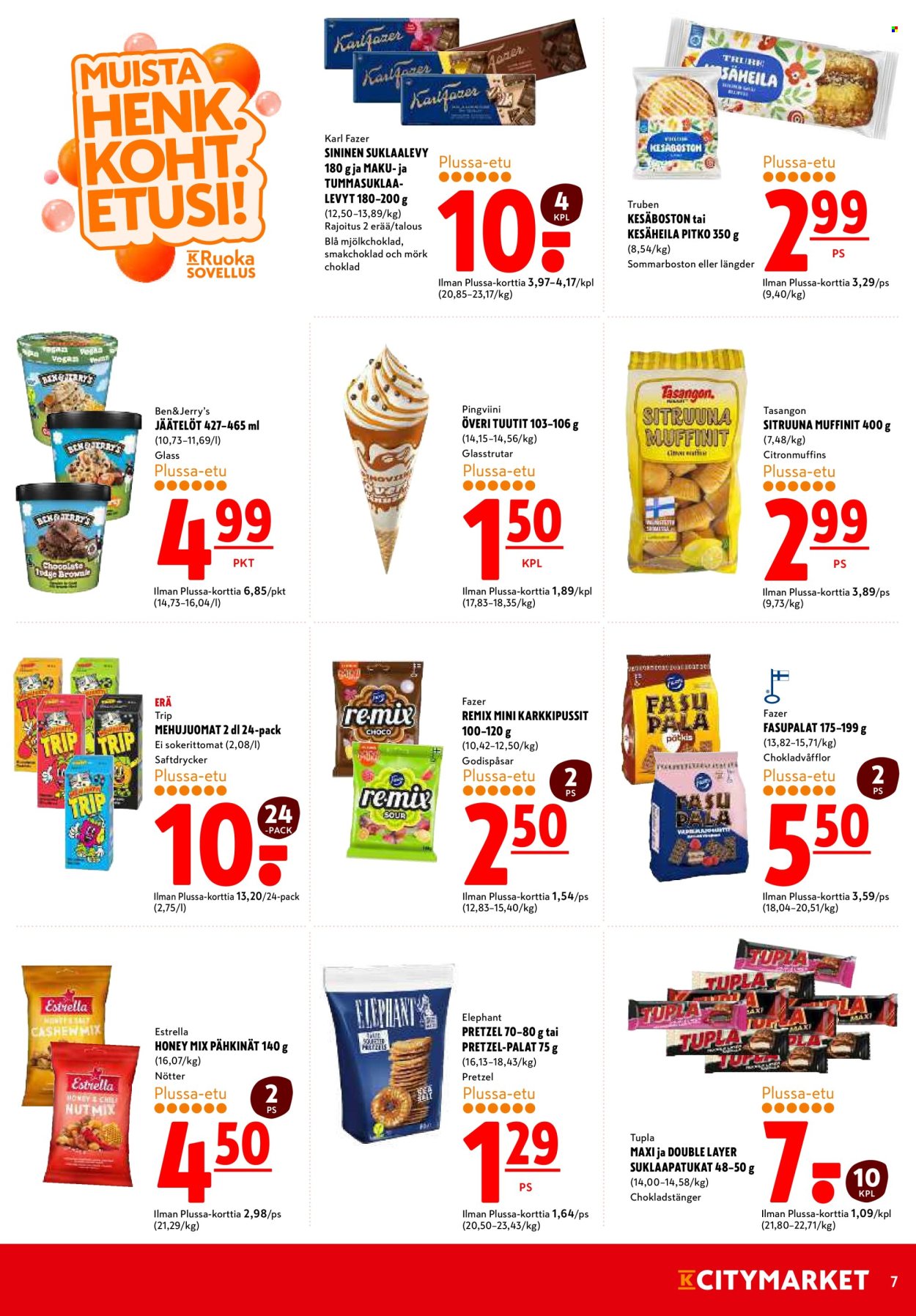 K-citymarket tarjouslehti  - 15.06.2026 - 17.06.2026. Sivu 7