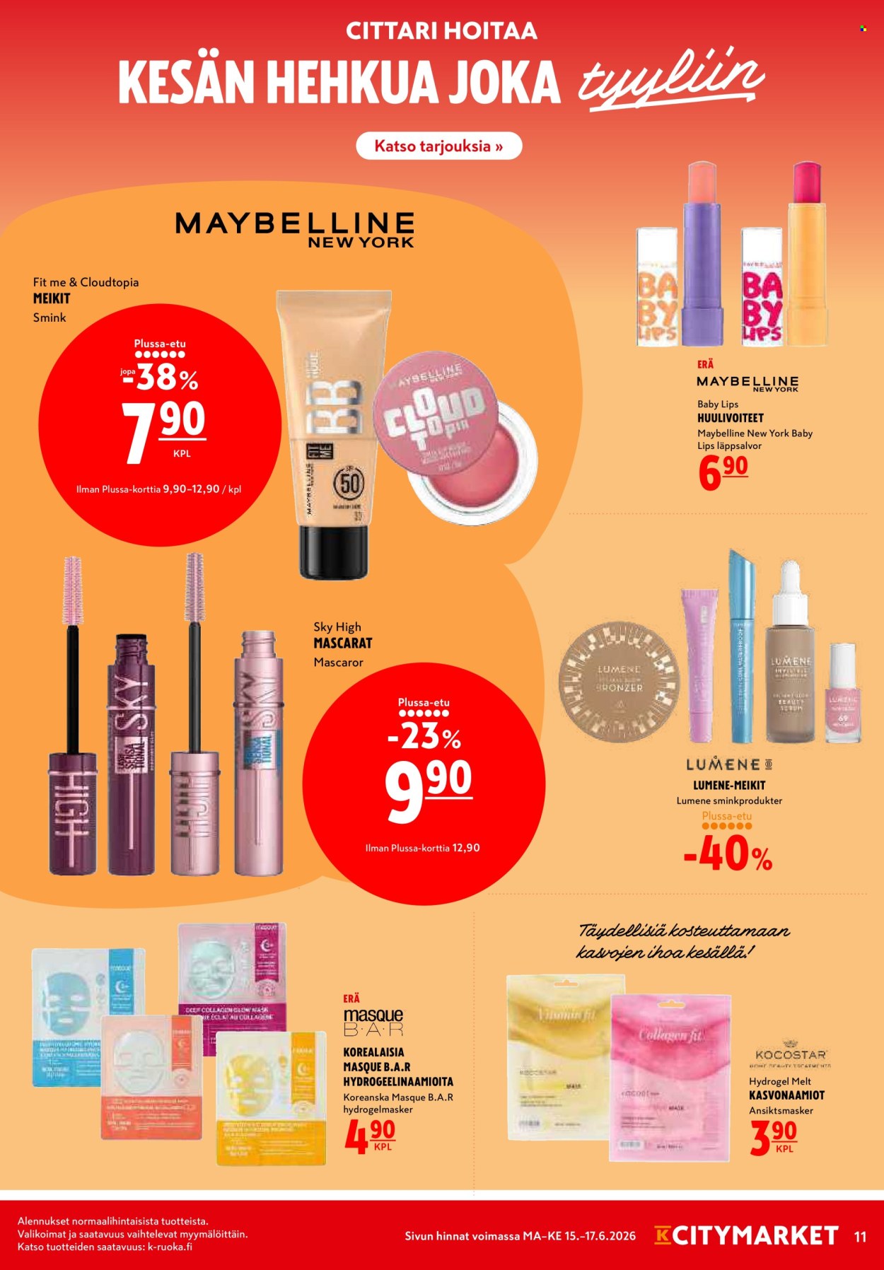 K-citymarket tarjouslehti  - 15.06.2026 - 17.06.2026. Sivu 11