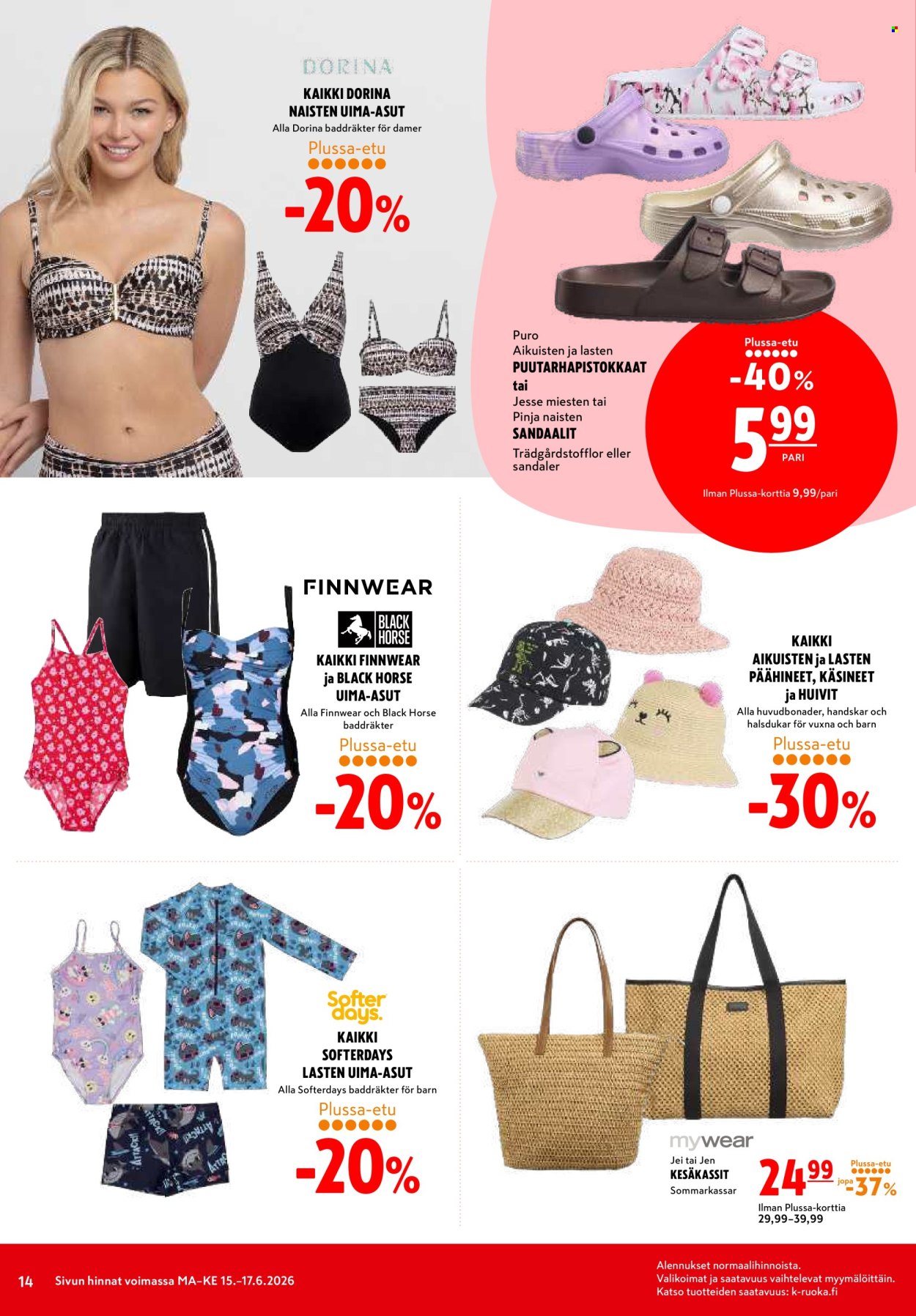K-citymarket tarjouslehti  - 15.06.2026 - 17.06.2026. Sivu 14