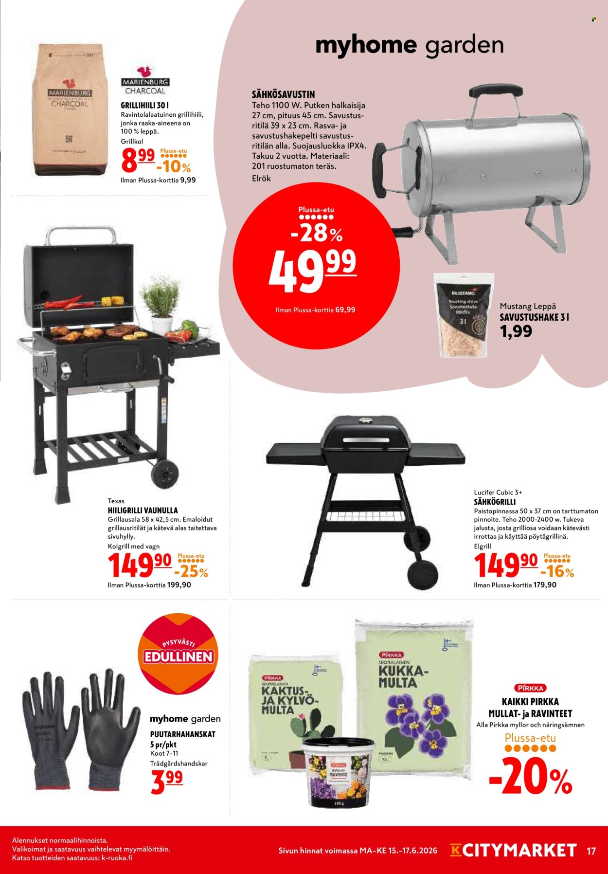 K-citymarket tarjouslehti  - 15.06.2026 - 17.06.2026. Sivu 17